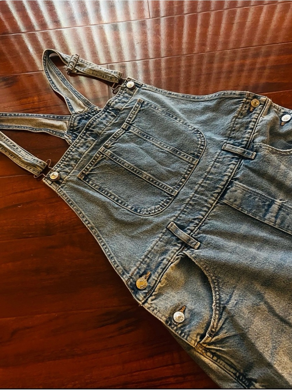 American Eagle Baggy Dad Overall - Picture 3 of 8